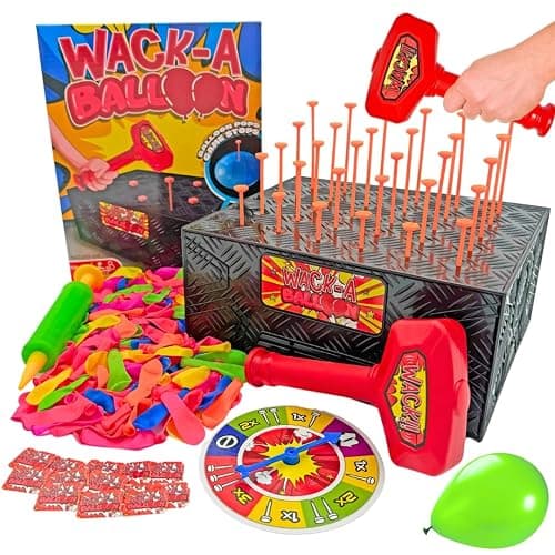 Wack A Balloon - Strategy Balloon Popping Game for Kids and Adults, Family Game Night Favorite, Perfect for Holiday, Party, Classroom Games - Image 1
