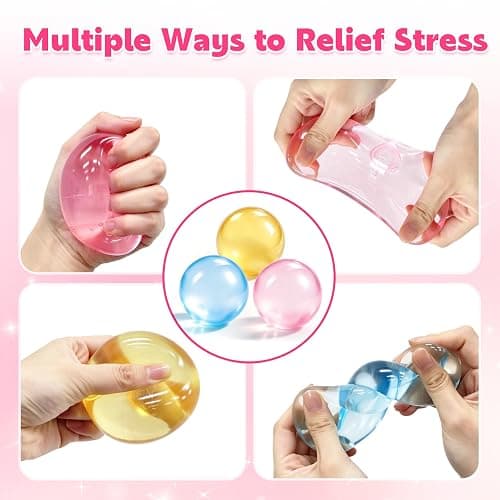 3Pcs Coconut Oil Squishy,Coconut Oil Stress Ball Slow Rising Stress Relief Toys for Anxiety and Relaxation for Adults and Kids thumbnail 3