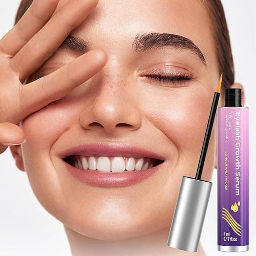 Lash Serum for Growth, Premium Eyelash Enhancer Care for Longer Thicker & Fuller, Gentle Formula Safe for Sensitive Eyes Non-Irritating Daily Use at Home & Travel - 5ml thumbnail 6
