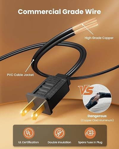 Brightown Outdoor String Lights 29 Feet G40 LED Patio Lights, Plug-in, 13 Plastic Edison Bulbs(1 Spare), Waterproof Connectable Hanging Light for Backyard Porch Balcony Party Decor, E12 Base, Black thumbnail 4