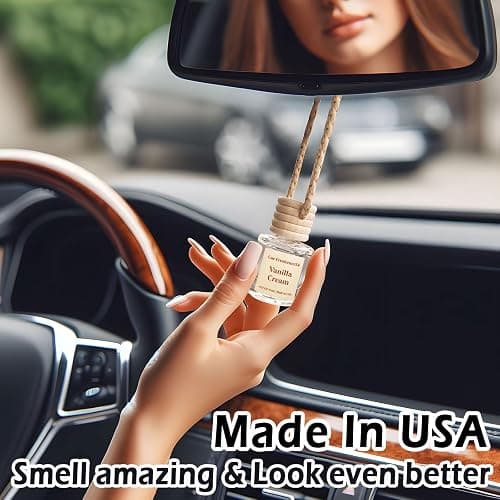 Burst Bird Car Air Freshener Hanging, Vanilla Cream Fragrance Oil Air Diffuser for Car, Long Lasting Car Air Fresheners, Made in USA (2 Pack) - Vanilla Cream thumbnail 4