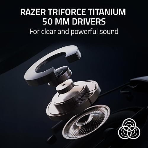 Razer BlackShark V2 HyperSpeed Wireless Gaming Headset: 2.4GHz, Bluetooth or USB - THX Spatial Audio - Titanium 50mm Drivers - 70 Hr Battery - for Xbox Series X, Series S, PS5, PC, Switch 2 - Black thumbnail 3