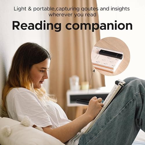 VYU iMark Digital Highlighter, Book Markers for Reading and Annotations, Real-Time Sync to Digitize, Store, and Share Quote Cards, Best Gift for Book Lovers, Students thumbnail 4