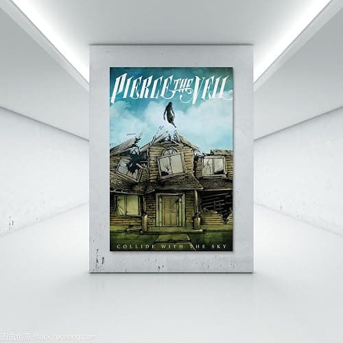 MAIX Pierce The Veil Collide With The Sky Poster Canvas Art Poster Bedroom Decor Posters 08x12inch(20x30cm), Unframe-style thumbnail 7