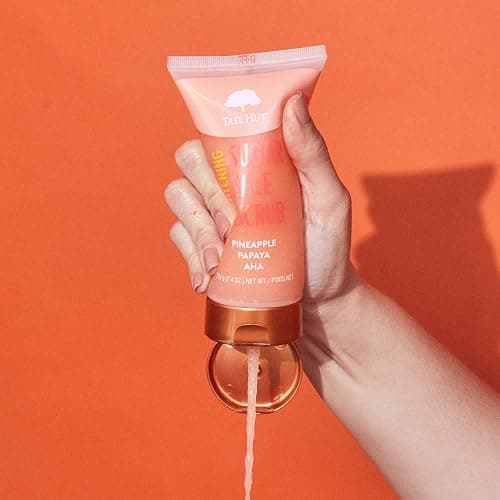 Tree Hut Pineapple & Papaya Brightening Face Scrub | Deep Cleans Pores to Remove Dead Skin & Impurities | Nourishing Essential Body Care | 7.4 fl oz. thumbnail 3