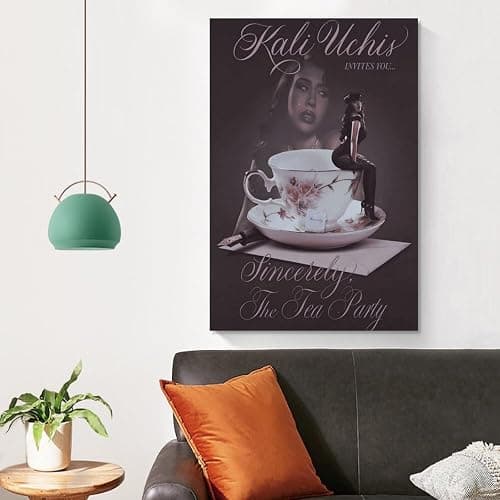 KBBYT Kali Uchis Sincerely Music Album Poster Canvas Wall Art Print For Room Aesthetic And Decor Poster For Bedroom Living Room Bathroom Kitchen Office Decor 12x18inch(30x45cm) Unframe-style thumbnail 4