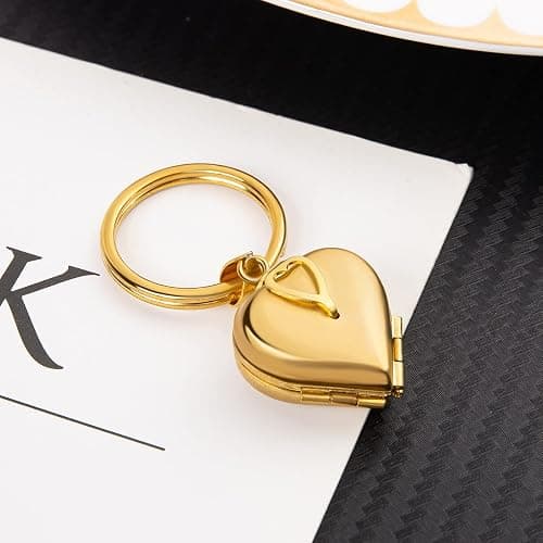 Personalized Photo Keychains Custom Keychain with Picture Locket Keychain Gifts for Boyfriend Girlfriend thumbnail 5