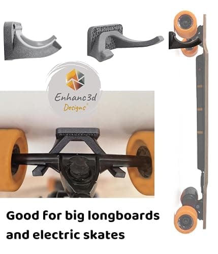 Wall Mount for Skateboard with Modern Design, Hang Your Skateboard, Surfskate or Longboard thumbnail 7