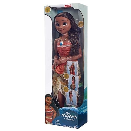 Disney Moana Doll 32" Tall Playdate Perfectly Poseable Doll, Includes Hair Comb, Playdate Moana Fashion Doll, Moana Doll Stands 32 Inches Tall! Great Gift for Girls thumbnail 9