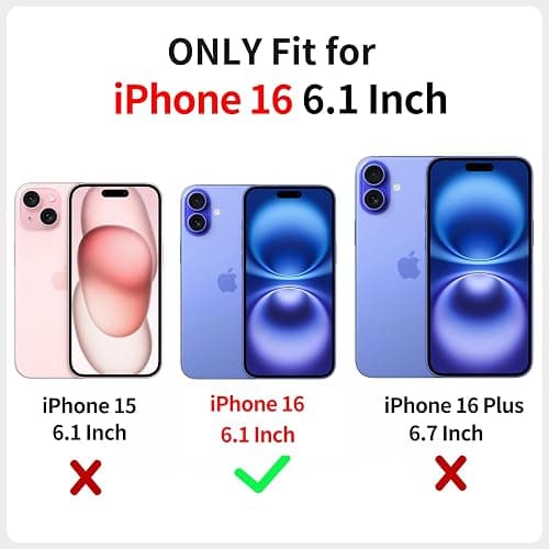 XIZYO for iPhone 16 Case, Floral Rose Cute Phone Case for Women Girls Burgundy Aesthetic Pattern Print Slim TPU Bumper Shockproof Protective Cover for iPhone 16 6.1 Inch, Wine Red thumbnail 2