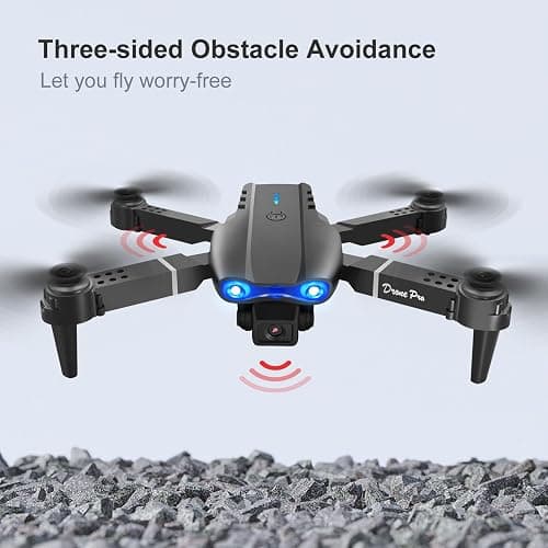FPV Drone with 1080P Dual HD Cameras Upgraded Version RC Quadcopter for Adults and Kids, Beginner WiFi RC Drone Live Video, One Key Take Off/Land thumbnail 3