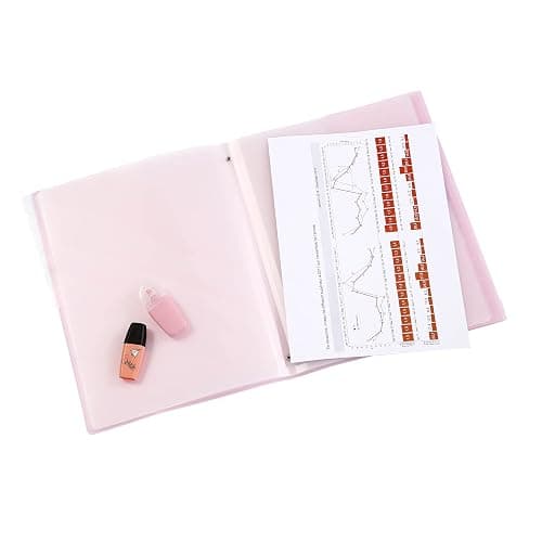 Viquel - Trieur 12 compartiments A4 personnalisable Propysoft - Fermeture élastique - Rose translucide thumbnail 3