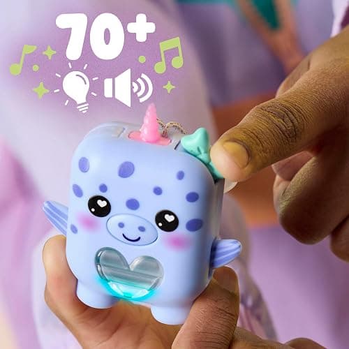 NANO-MALS Blubby The Narwhal, Electronic Pet Narwhal Toy, 70+ Responses, Interactive Fidget Toys for Girls & Boys Ages 5+ ​ thumbnail 5