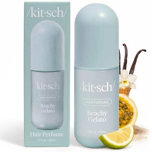 Kitsch Hair Perfume for Women- Beachy Gelato | Clean, Deodorizing & Patented Odor-Eliminating Technology Hair Spray & Body Mist- Freshen Hair, Body & Pillows- Tropical Citrus, Vanilla Bean Scent- 50mL - Image 1