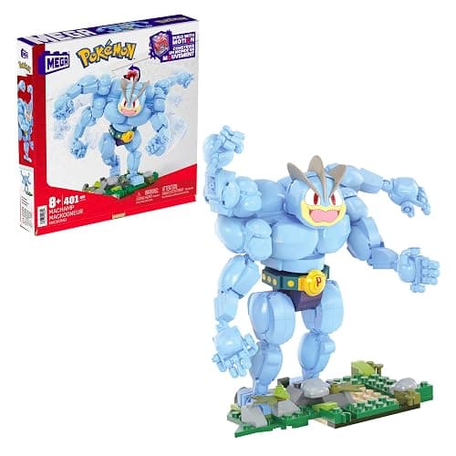 MEGA Pokémon Building Toys Set Machamp with 401 Pieces, Articulated and Poseable with Motion, 6+ Inches Tall, for Kids - Image 1