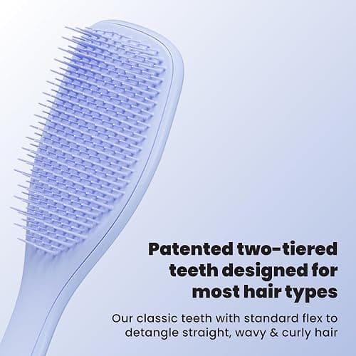 Tangle Teezer Ultimate Detangler Brush for Wet & Dry Hair, Eliminates Knots & Reduces Breakage for Straight to Wavy Hair Types, Sweet Lavender thumbnail 2