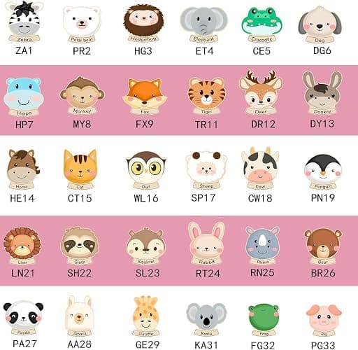 AZUFEMOS Personalized Name Puzzle for Kids, Personalized Baby Gifts Custom Name Puzzles for Toddlers 1-3 Animal Puzzle, Customized 1st Birthday for Girls & Boys Wooden Puzzle Montessor Toys for Kids - Animal Name Puzzle thumbnail 7