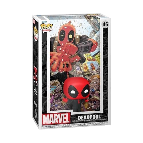 Funko POP! Comic Cover: Marvel - Skrull - Deadpool - (2025) #1 Deadpool in Black Suit - Marvel Comics - Collectable Vinyl Figure - Gift Idea - Official Merchandise - for Kids & Adults - Image 1