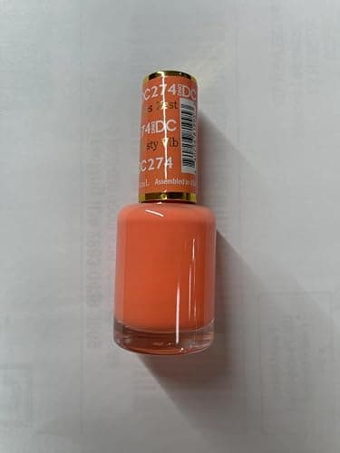 DND DC Gel Polish Set, Orange Collection, UV/LED GelPolish and Air Dry Nail Lacquer, Matching Chip-Free Polish Duo, 0.5 Fl Oz Each thumbnail 10