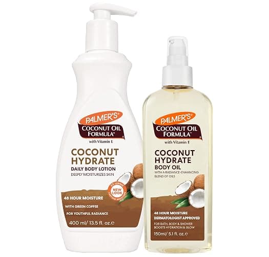 Palmer's Coconut Oil Formula Body Care bundle (Lotion & Oil) - Image 1