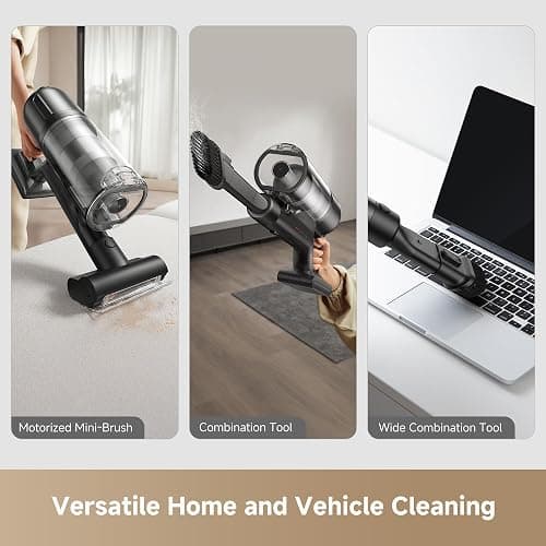 DREAME Cordless Stick Vacuum Cleaner Z30 Essential, 210AW Powerful Suction, Up to 90 Mins Runtime, Anti-Tangle Brush,LED Display, Dust Reveal Technology for Pet Hair, Carpet & Hard Floor thumbnail 7