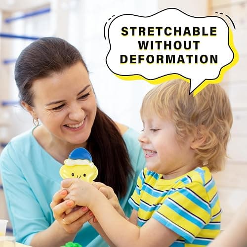 Taba Squishy Star, Silicone Squeeze Toy for Stress Relief, Cute Kawaii Squeeze Toys for Adults & Kid, Stress Relief Toys, Birthday Party, Anniversary, Holiday Stress-Relieving Gift thumbnail 5