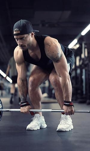 Fitgriff® Lifting Wrist Straps for Weightlifting, Gym, Deadlift, Workout (Made of Premium Cotton & Padded) - Men & Women thumbnail 4