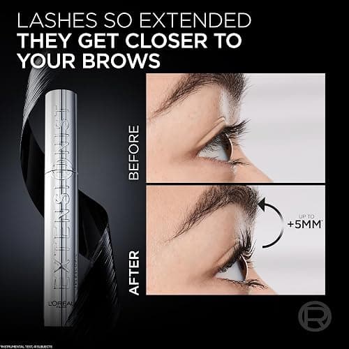 L'Oréal Paris Lengthening Mascara, Telescopic Extensionist, shade Black | Extended Length, Instant Lash Lift Effect, Up To 24H Hold, Does Not Flake Off, Smudge Resistant thumbnail 6