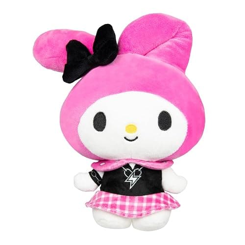 Jazwares Hello Kitty and Friends Series 2, My Melody 8-inch Punks Plush - Officially Licensed Sanrio Product from Ages 6+ - Image 1