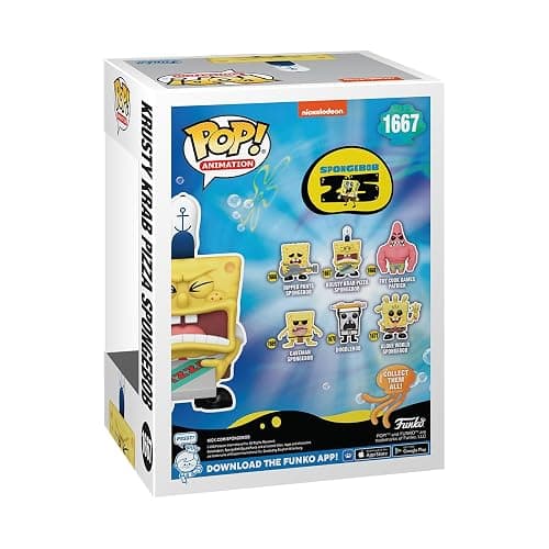 Funko POP! TV: Spongebob Squarepants 25th Anniversary - Spongebob Squarepants with Pizza -Collectable Vinyl Figure - Gift Idea - Official Merchandise - for Kids & Adults - TV Fans thumbnail 3