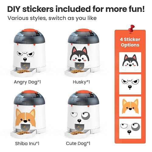 Potaroma Dog Puzzle Feeder Toy, Interactive IQ Training, Electronic Treat Dispenser, Automatic Rechargeable with Remote for Food Dispensing, All Breeds, 280ml Capacity thumbnail 5