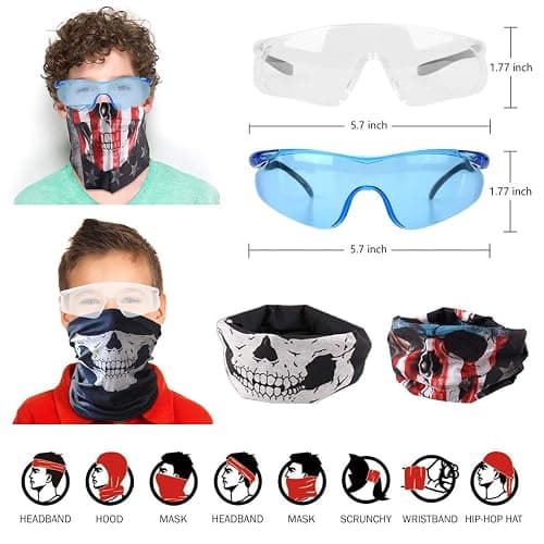 POKONBOY 2 Sets Tactical Vest Kits Compatible with Nerf Guns N-Strike Elite Series thumbnail 3