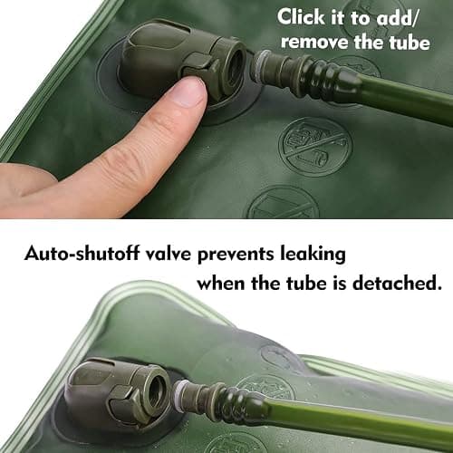 Hydration Bladder, 1.5-2-3L Water Bladder for Hiking Backpack, BPA-Free Leak Proof Water Reservoir Storage Bag, Water Pouch Hydration Pack for Camping Cycling Running thumbnail 4