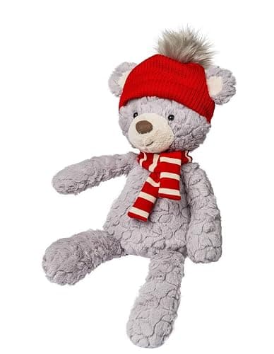 Mary Meyer Stuffed Animal Putty Collection Premium Soft Toy, 20-Inches, Bundle Up Teddy Bear - Image 1