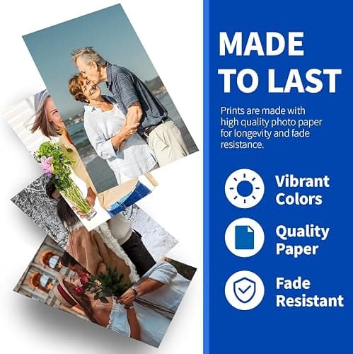 ZHADDLI Custom Photo Prints-water resistant(30pcs, 3.5" Lx5 W) - Photo Printing Services -Standard Size - Glossy - UNFRAMED thumbnail 5