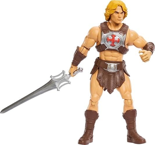 Masters of the Universe Movie He-Man 5.5 Inch Action Figure Hero Toy, Content Accurate Nicholas Nick Galitzine, 14 Movable Joints & Power Sword thumbnail 5