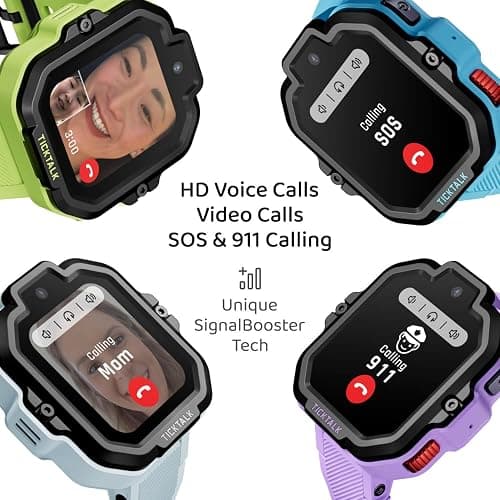 TickTalk 5 Kids Smart Watch with GPS Tracker, Voice & Video Calling, Texts, SOS & Parental Controls | Safe 4G LTE Smartwatch with Free Music, Reminders & School Mode for Boys & Girls Ages 3-12 thumbnail 2