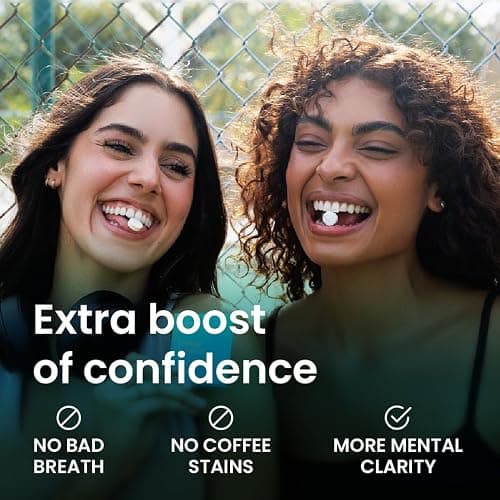 NeuroGum Energy & Focus Mints (Spearmint, 72 Pieces) | 40mg Natural Caffeine + L-Theanine + Vitamin B12 & B6 | Sugar Free Nootropic Cognitive Brain Performance Supplement thumbnail 5