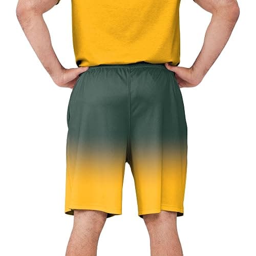 FOCO NFL Mens NFL Team Logo Game Ready Gradient Training Shorts thumbnail 3
