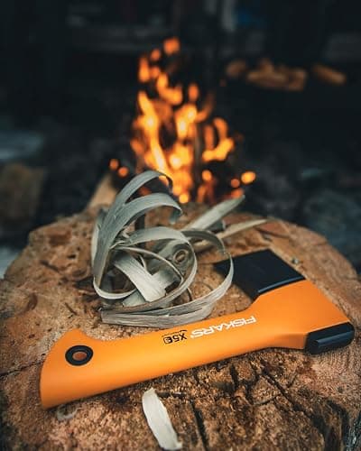Fiskars Ascia da Taglio X5, Lunghezza: 23 cm, XXS, Nero/Arancione, 1015617 thumbnail 5