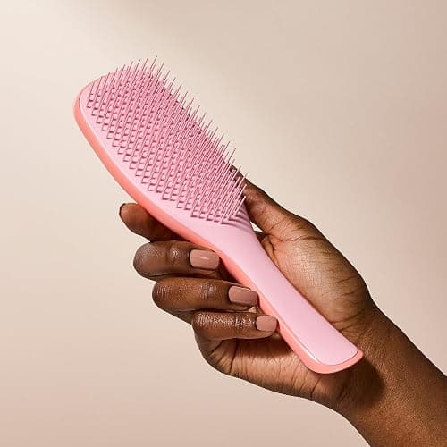 Tangle Teezer Ultimate Detangler Curly Hair Brush, Dry & Wet Hairbrush, Reduces Frizz & Breakage, for 3C to 4C Curly Hair Types, Pink Mango thumbnail 9
