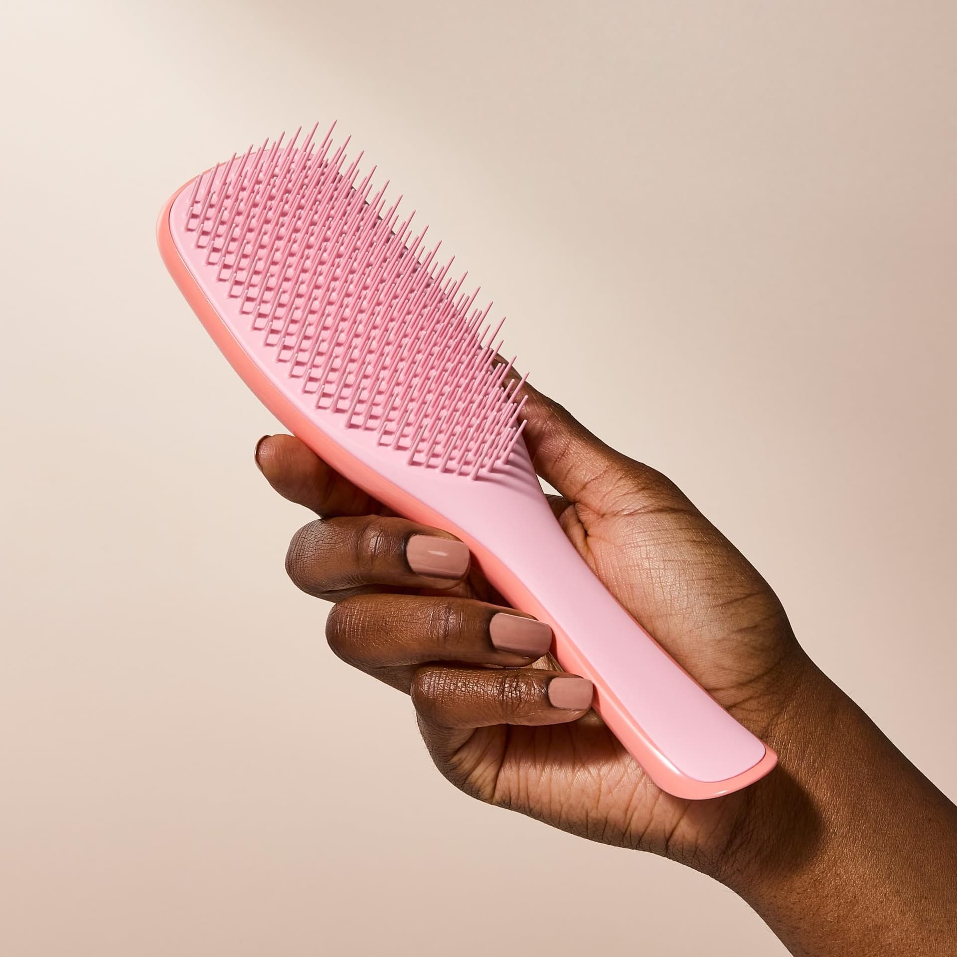 Tangle Teezer - Escova de cabelo desembaraçadora The Wet Detangler para texturas grossas a crespas. Ideal para o uso em fios úmidos Cor: Mango Pink thumbnail 9