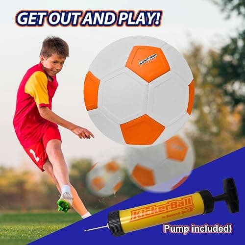 Kickerball - Curve and Swerve Soccer Ball/Football Toy - Kick Like The Pros, Great Gift for Boys and Girls - Perfect for Outdoor & Indoor Match or Game thumbnail 7
