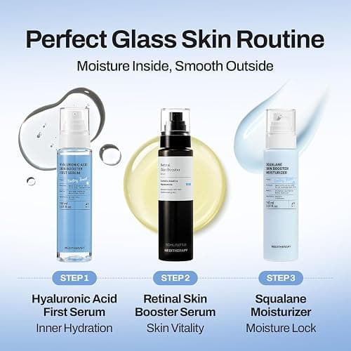MEDITHERAPY Retinal Skin Booster Serum 5.07 fl oz | Retinaldehyde, Niacinamide, Cica | Korean Hydrating Face & Body Serum for Dull, Uneven Skin, All Skin Types, K-Beauty thumbnail 5