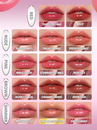 SHEGLAM Glass Lock Air Gloss High Shine Finish Moisturizing Lip Gloss-Hard Candy thumbnail 8