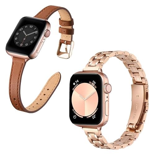 Bundle of the Metal and Leather Apple Watch Replacement Band - Image 1