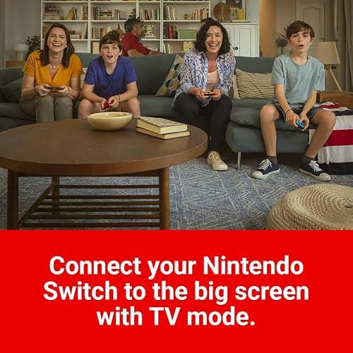 Nintendo Switch (Neon Red/Neon blue) (Renewed) thumbnail 3