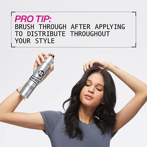 Redken Brushable Hairspray 12 For All Hair Types - Protects Against Frizz and Humidity With Flexible Medium Hold With Natural Finish thumbnail 5
