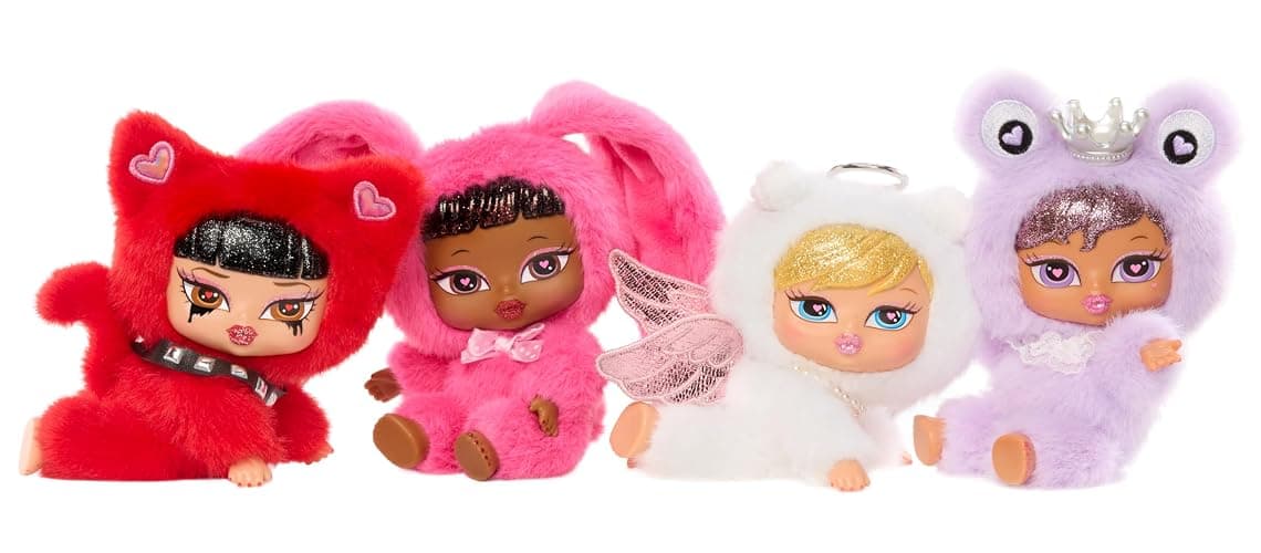 Bratz Bratziez Sweetheartz Plush Blind Box with Charm Clip and Accessory, Collectible Characters thumbnail 9