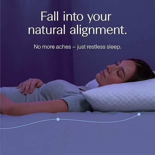 DreamyBlue Signature Pillow w/Adjustable Loft • Shredded Memory Foam Fill • Neutral Alignment for Side, Back, and Stomach Sleepers • Washable Bamboo Rayon Cover • CertiPUR-US Certified Foam (Queen) thumbnail 3